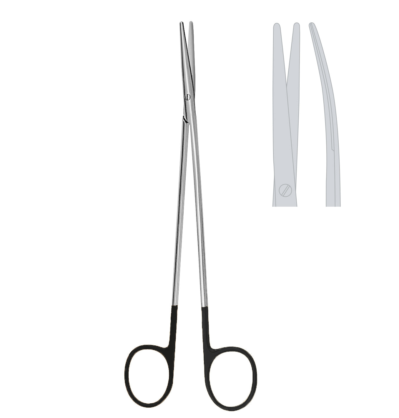 Saks bøjet Metzenbaum - Fino Supercut 14,5 cm stump / stump