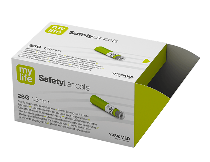 Mylife SafetyLancetter 28G 0,36 x 1,5 mm / 200