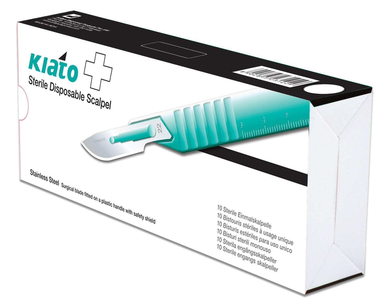 Skalpel/Kniv Kiato Engangs Steril Nr. 22 / 10