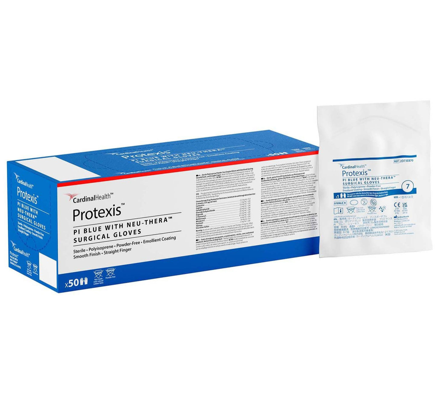 Kirurgisk handske Protexis Blå Neu-Thera Størrelse 5,5 / 50