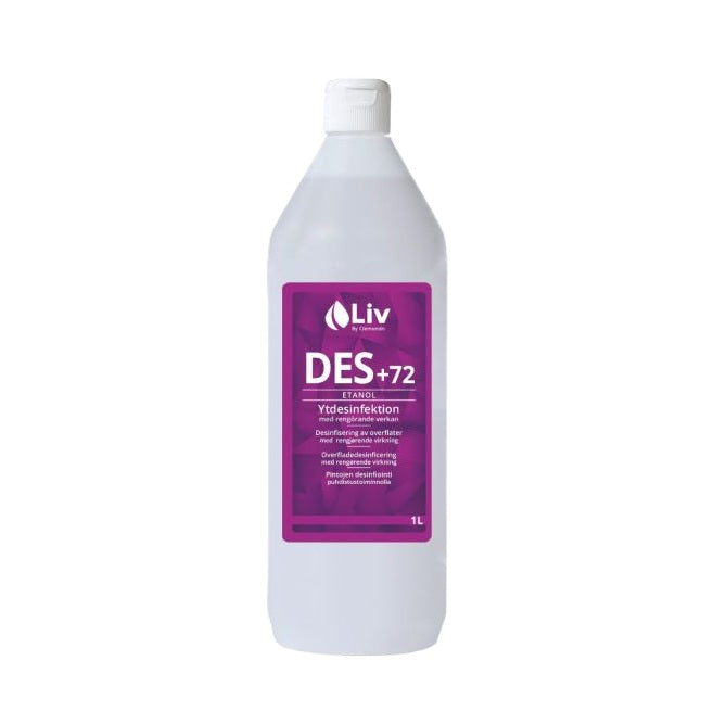 Overfladedesinfektion Liv Des +72 1L / 12