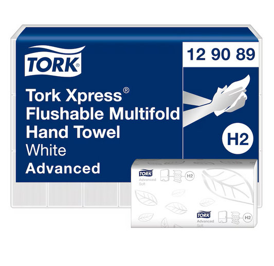Tork Xpress Soft Z-fold håndklæde 2-lags, nedskylbar / 4200