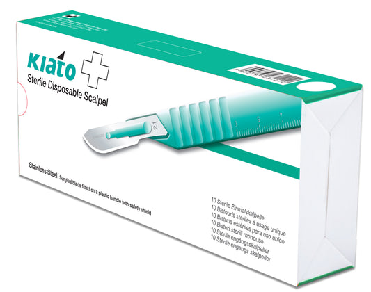 Skalpel/Kniv Kiato Steril Engangs Nr. 21 / 10