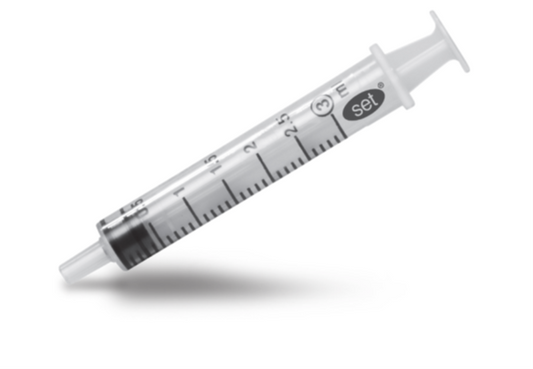 Sprøjte 3-komponent Bluebird Sæt Luer/Centret 3ml / 100