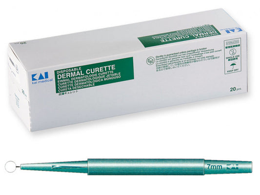 Ringcurette Kai engangs steril 7mm / 20