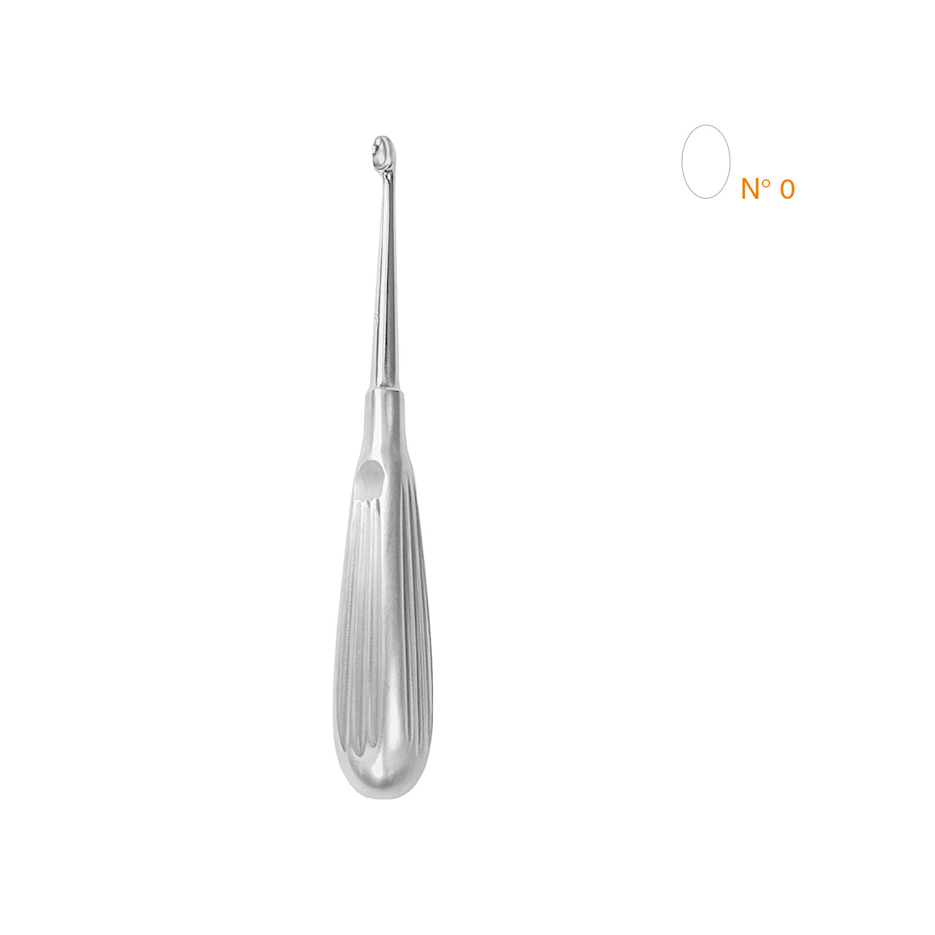 Volkmann sårskinne 5 mm skarp oval 0