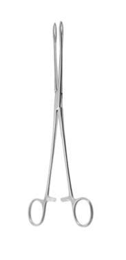 Foerster tang lige, savtakket 25 cm