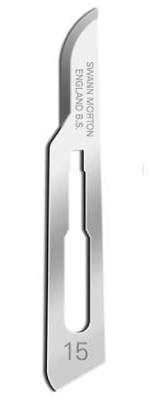 Knivblad Swann-Morton Steril nr. 15 / 100