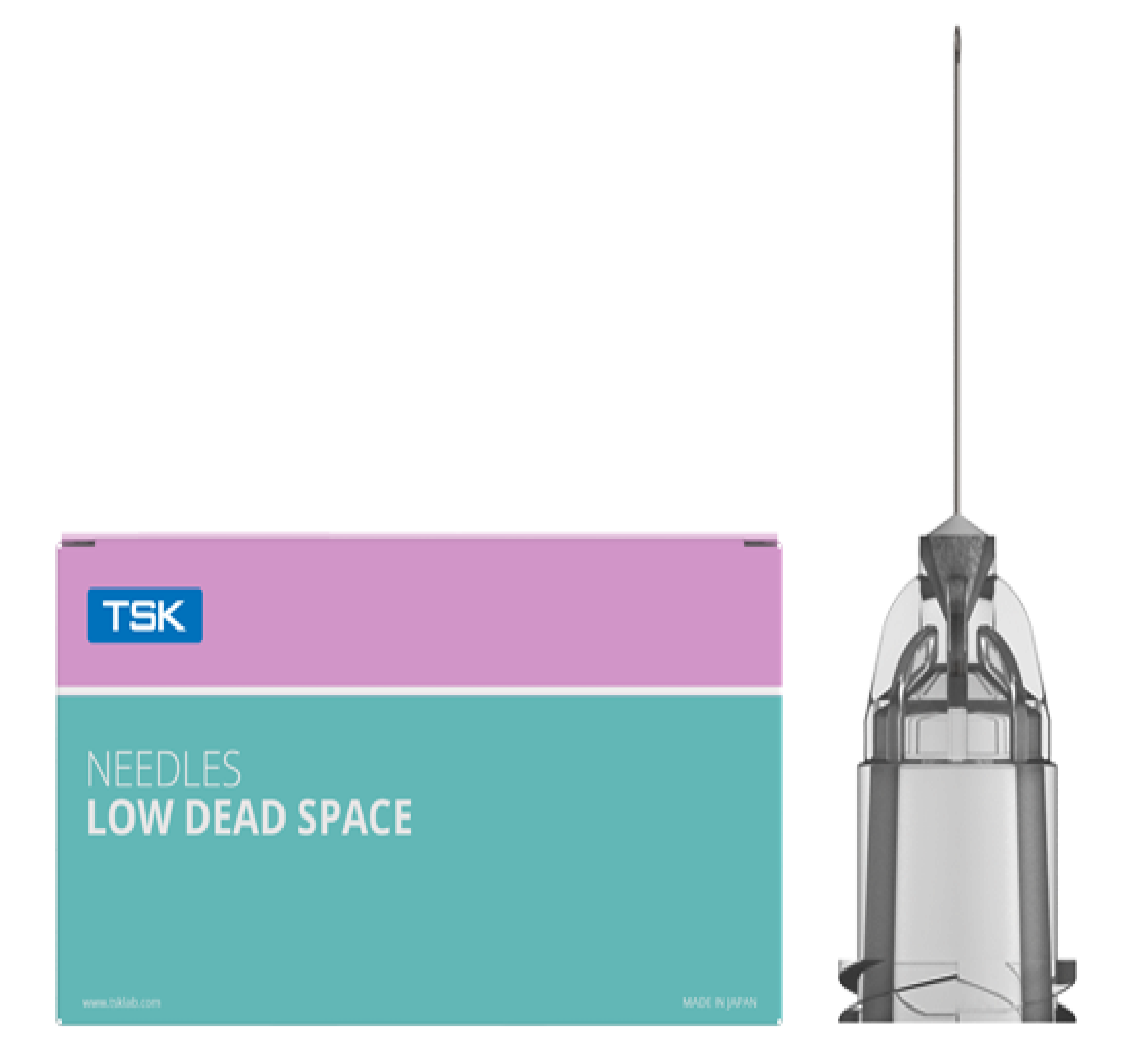 Kanyleindsprøjtning TSK LDS Hub 33G 0,24 x 9mm / 100