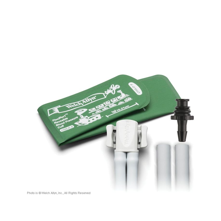 Welch Allyn manchet med 2 slanger, Flexiport, barn, 15-21 cm