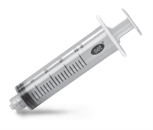 Sprøjte 3-komponent Bluebird Sæt Luer-Lock/Centret 20ml / 100