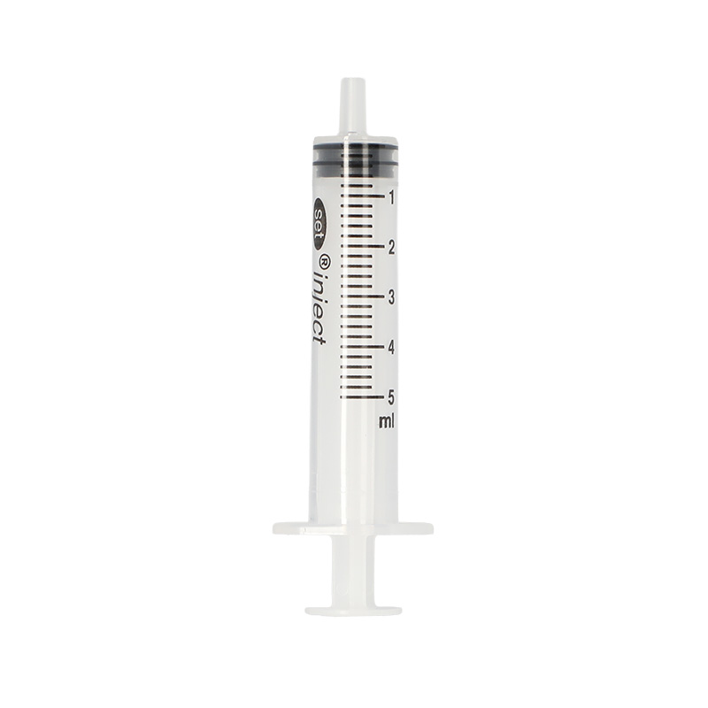 Sprøjte 3-komponent Bluebird-sæt Luer/Excentrisk 5 ml 0,2 ml Graduering / 100