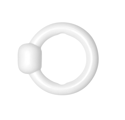Livmoderring i silikone med knap 62 mm