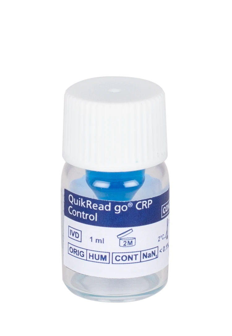 QuikRead go CRP-kontrol Blå 1ml