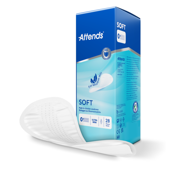Inkontinensbind Attends Soft 0 Ultra Mini / 28