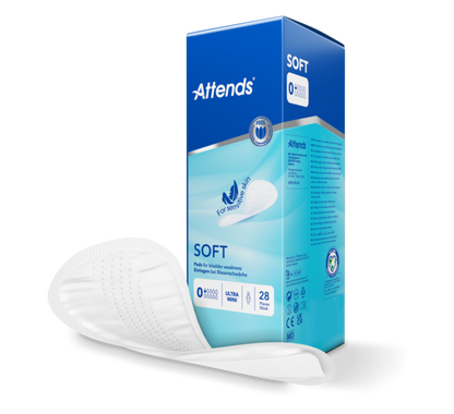 Inkontinensbind Attends Soft 0 Ultra Mini / 28