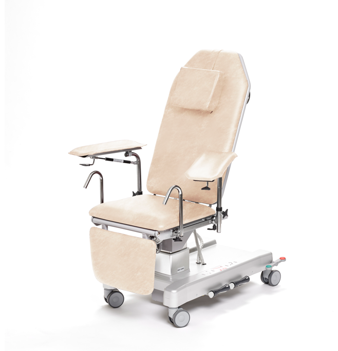 Prøvetagningsstol Elektrisk på søjle 215 kg