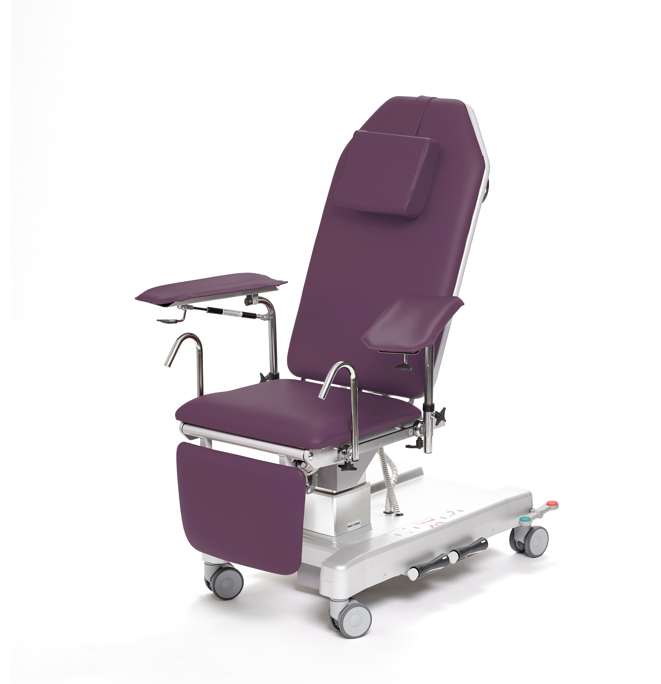 Prøvetagningsstol Elektrisk på søjle 215 kg