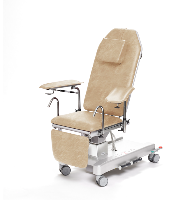 Prøvetagningsstol Elektrisk på søjle 215 kg