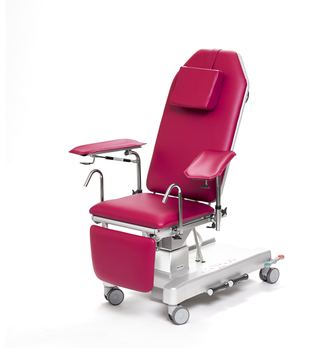 Prøvetagningsstol Elektrisk på søjle 215 kg