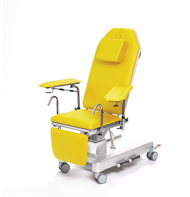 Prøvetagningsstol Elektrisk på søjle 215 kg