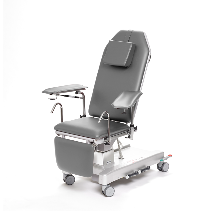 Prøvetagningsstol Elektrisk på søjle 215 kg