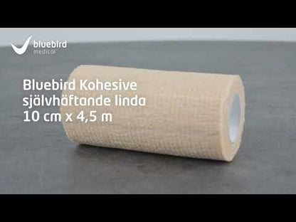 Bluebird Kohesive Selvklæbende Wrap Brun 10cm x 4,5m / 18