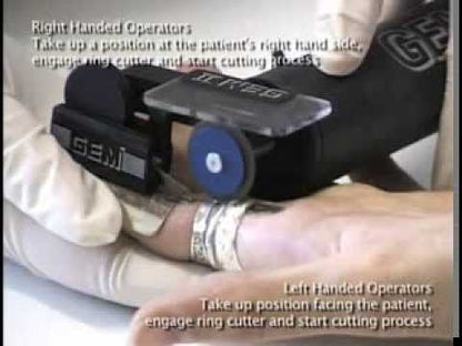 Fingerringsav Electric GEM II komplet med batterioplader