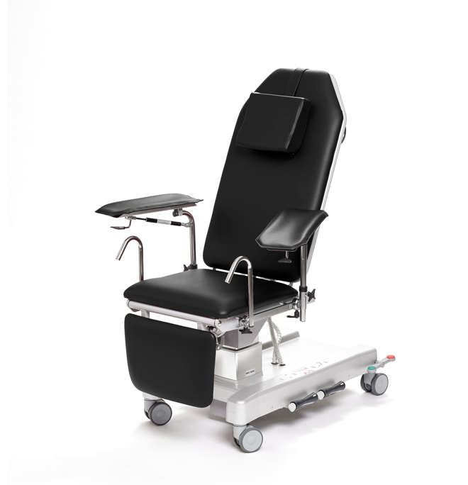 Prøvetagningsstol Elektrisk på søjle 215 kg